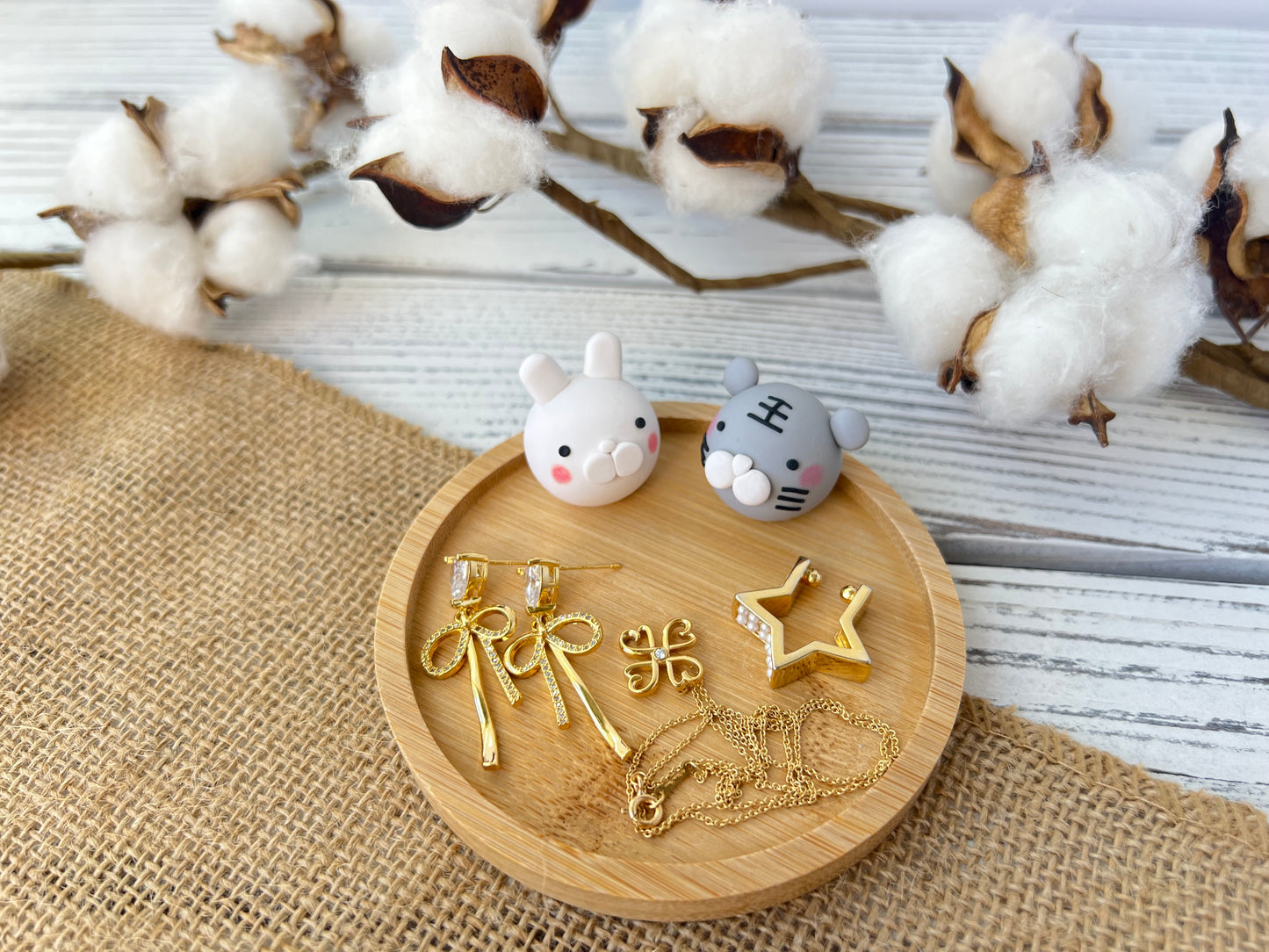 Duo - Zodiac Animal Figurine Jewelry Plate